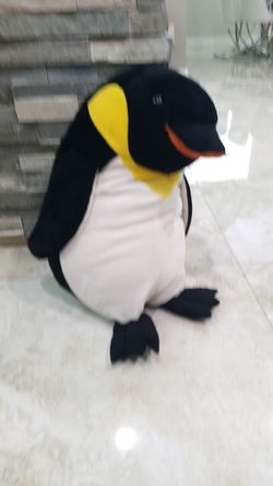 Giant cute penguin