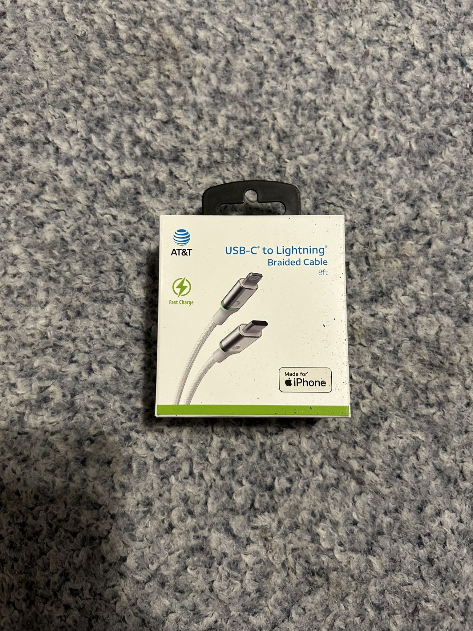 USB-C To Lightning 8ft Braided Cable 