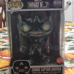 Funko Jumbo POP What If? Zombie Captain America Game Stop Exclusive #949 