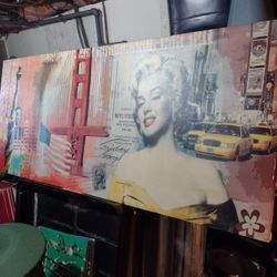 Marilyn Monroe NY Canvas Art