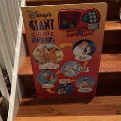 1994 Disney’s  GIANT  Game Board Book