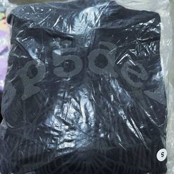 SP5DER Hoodie – All Black – Size L 🕷️