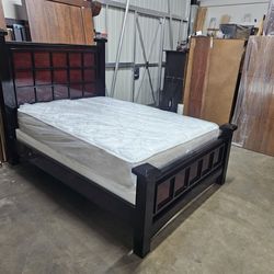 Full bed and mattress