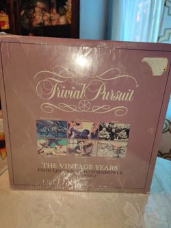 Brand New Unopened Vintage Trivial Pursuit The Vintage Years Board Game 