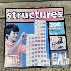 KEVA Structures 200-Piece Wooden Building Planks Set 