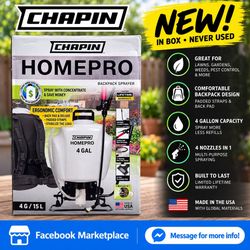 Chapin Homepro Home & Garden Sprayer - 4 gal Backpack Sprayer