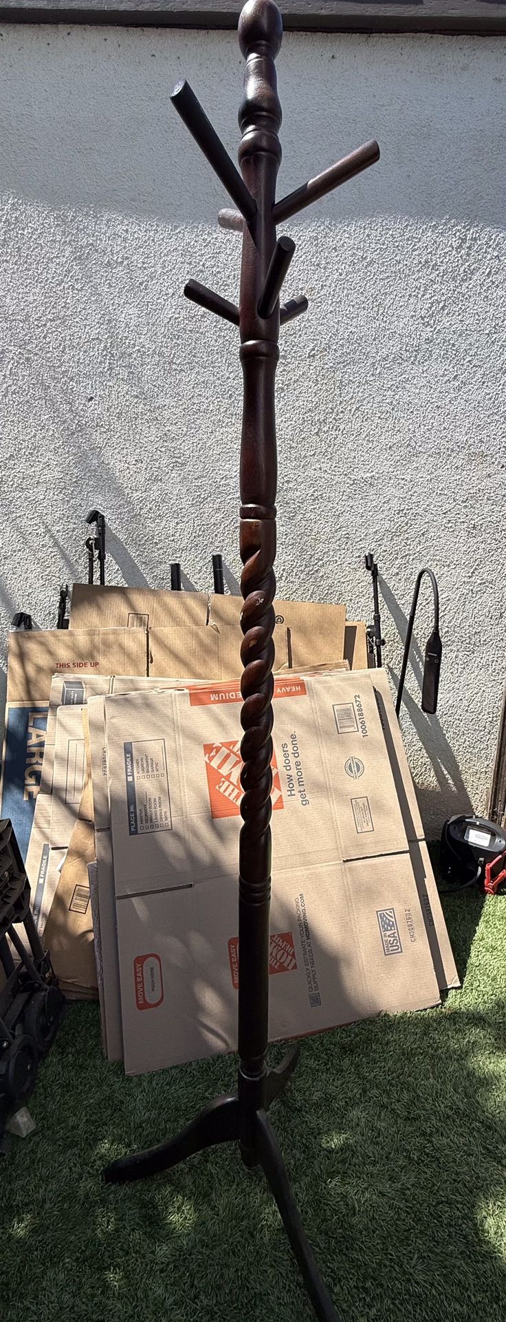 Wooden Coat Rack