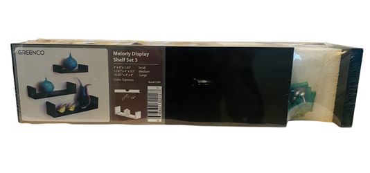 Melody Display Shelf Kit (Floating Shelves) Expresso Color