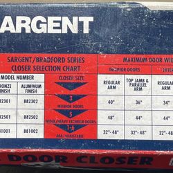 Sargent Door Closer New!