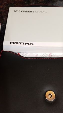 2016 kia Optima Manual/all three