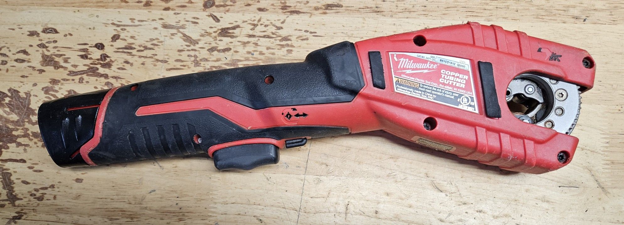 M12 12V Lithium-Ion Cordless Copper Tubing Cutter (Tool-Only)