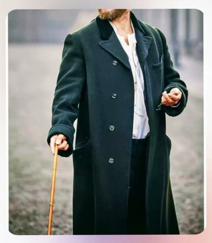 New - Wool Fabric Trench Coat - Unisex