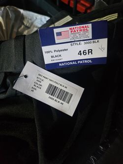 National patrol black pants