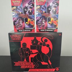 Destined Rivals Etb Booster Bundle