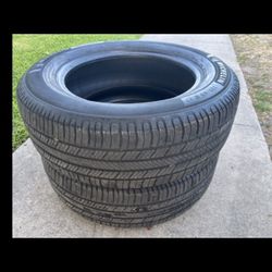 2 - 225/65r17 Michelin Tires Good 80% Treads 2024 DOT!!!!