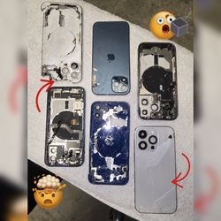 iphone Cracked Screen Back Glass Battery Charger Port Water Damage