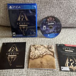 The Elder Scrolls V: Skyrim Anniversary Edition (Sony PlayStation 4, 2021) PS4