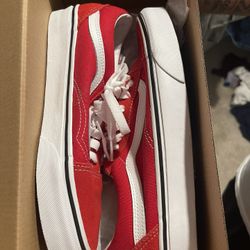 Red & White Vans