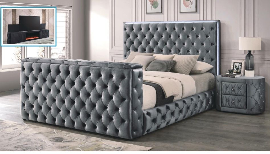 Furniture, queen bed