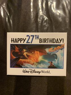 Disney World 1998 (27th Birthday) Cast Member Pin