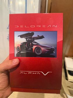 Mattel Creations DeLorean DMC-12 & Alpha5 Sealed Collector Set