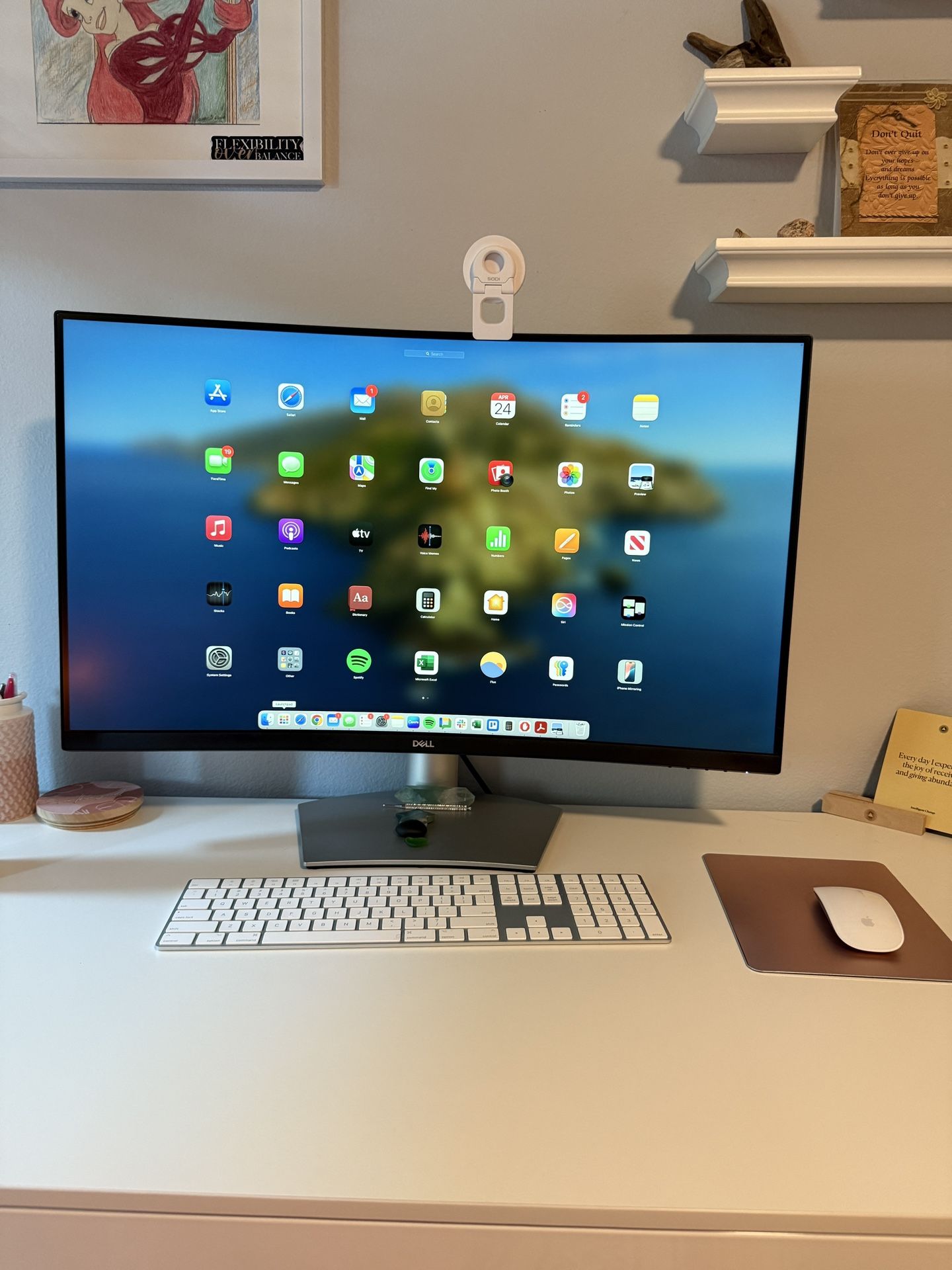 Dell 32” Curved 4K UHD Monitor - Like New (6 Months Old)