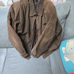 Mens Leather Jacket - Large