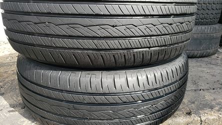 Two matching Yokohama tires for sale 235/65/17