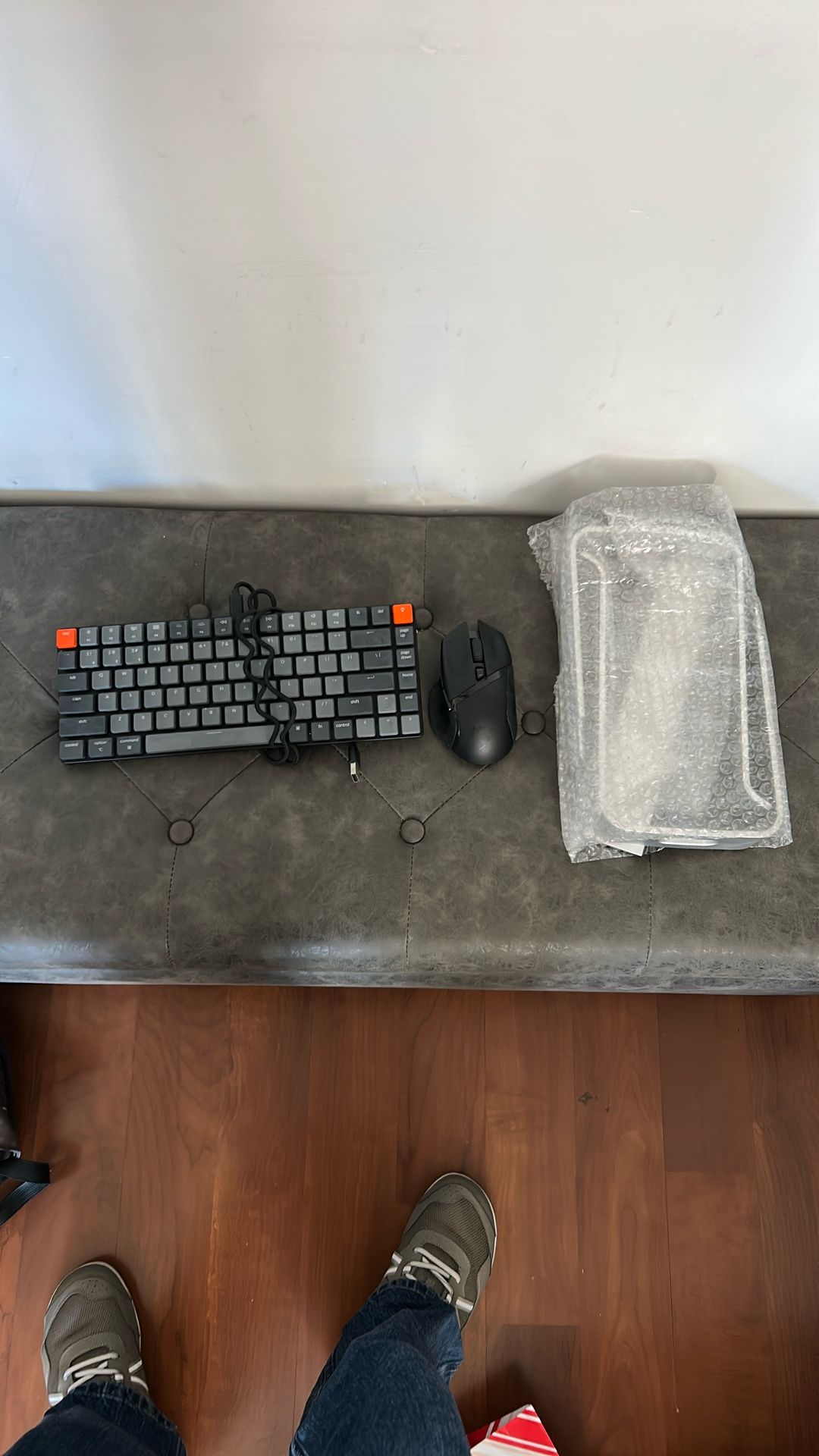 Keyboard And Mouse With Laptop Stand