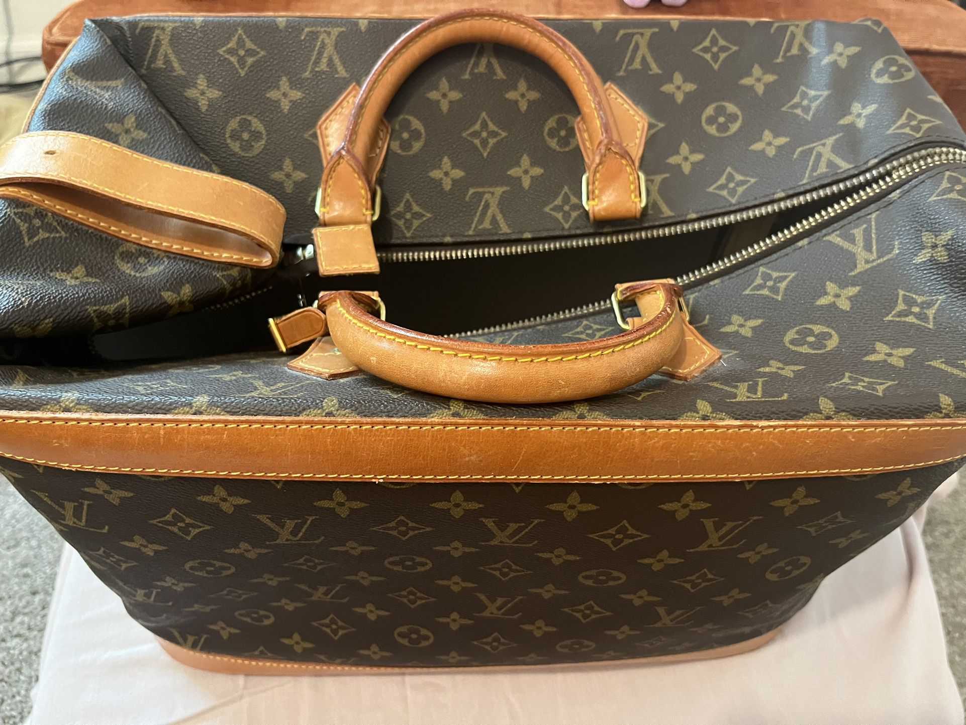 Vintage Louis Vuitton Train Case Luggage Bag