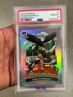 Saquon Barkley downtown #7 PSA 10