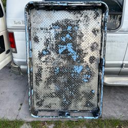 Solid aluminum base with rail