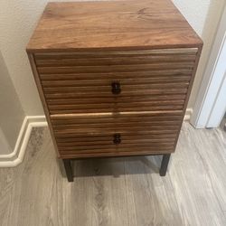 Sagebrook Home Brown Wood Modern End Table