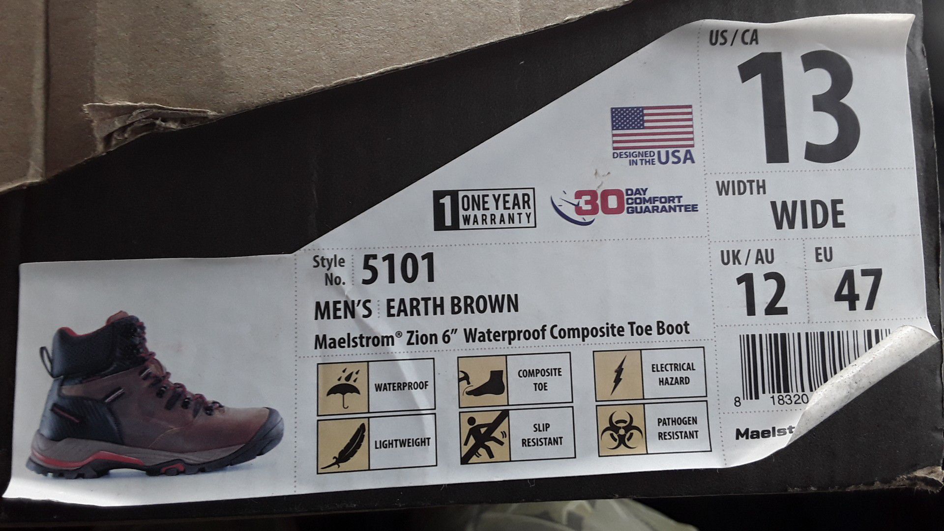 Maelstrom Composite Toe Work Boots
