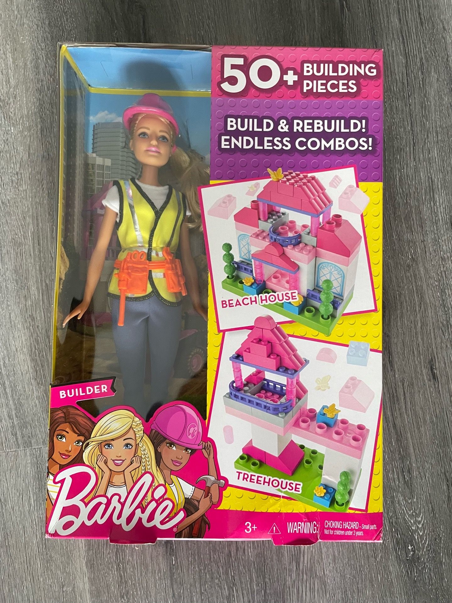 2016 NRFB Mattel Barbie Career Series Builder Barbie Model-12215