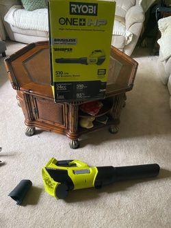 New ryobi 18v turbine blower