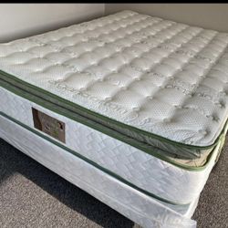 Ck Organic Elite Superior Hybrid Cool Gel Memory Foamm Pillow Top 14inch Matres!!