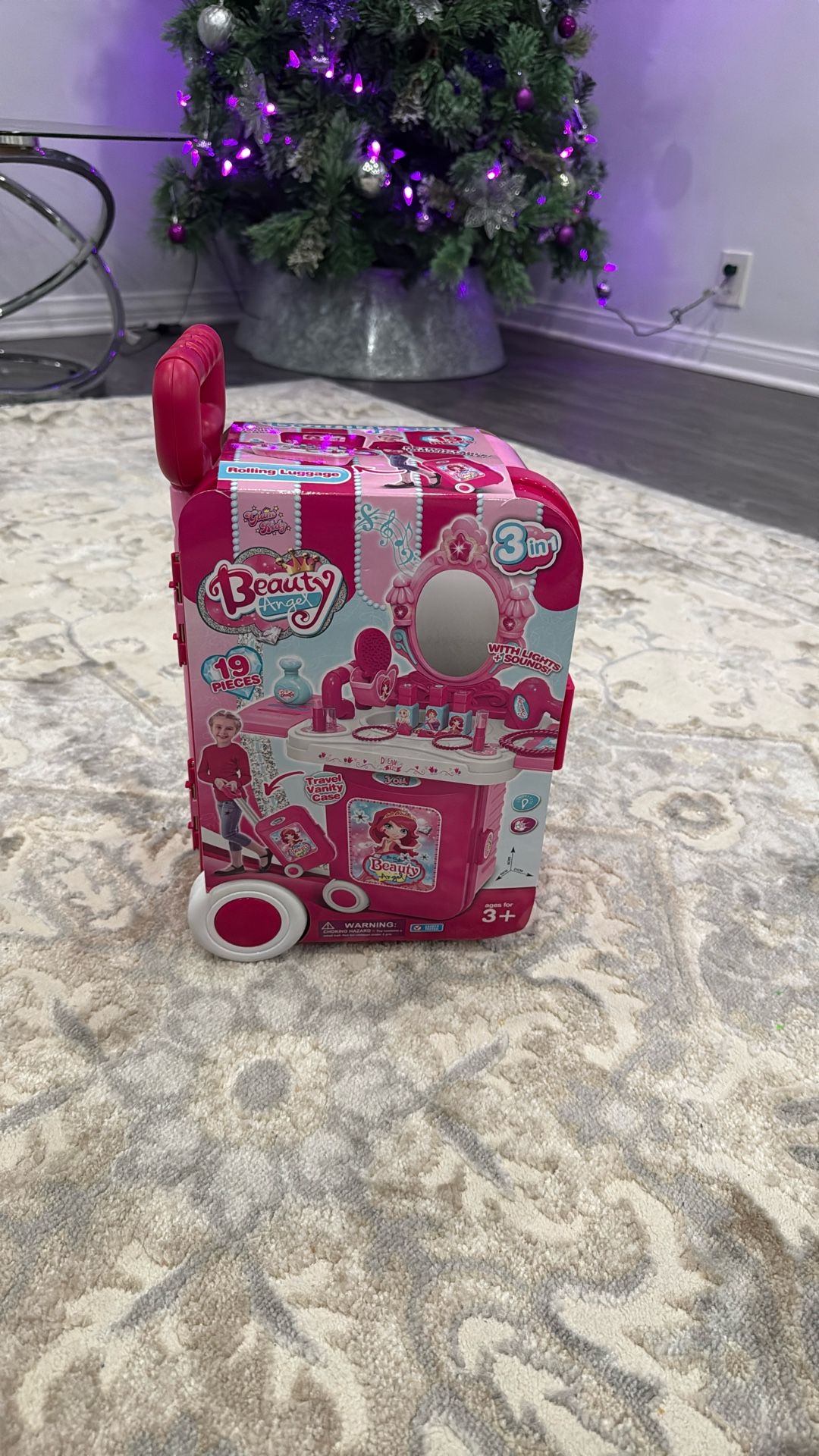 Rolling Luggage Beauty - Pretend makeup Play Set