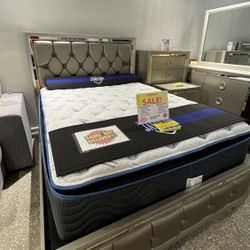 Summer clearance sale. Beautiful Jasmine bedroom set only $799. Easy finance option. Same day delivery.