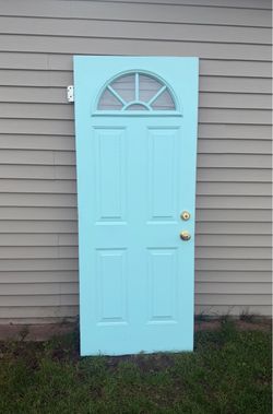 32" X 80" Steel Entry Door