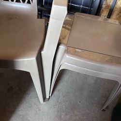 Plastic outdoor furniture