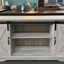 58”Gray TV Stand ，$120