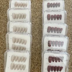 Press On Nails 10sets Medium Size