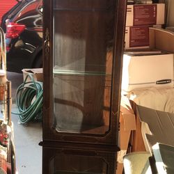 American Furniture Wood/Glass Curio Cabinet