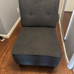Almost New Blue/Gray Accent Chair