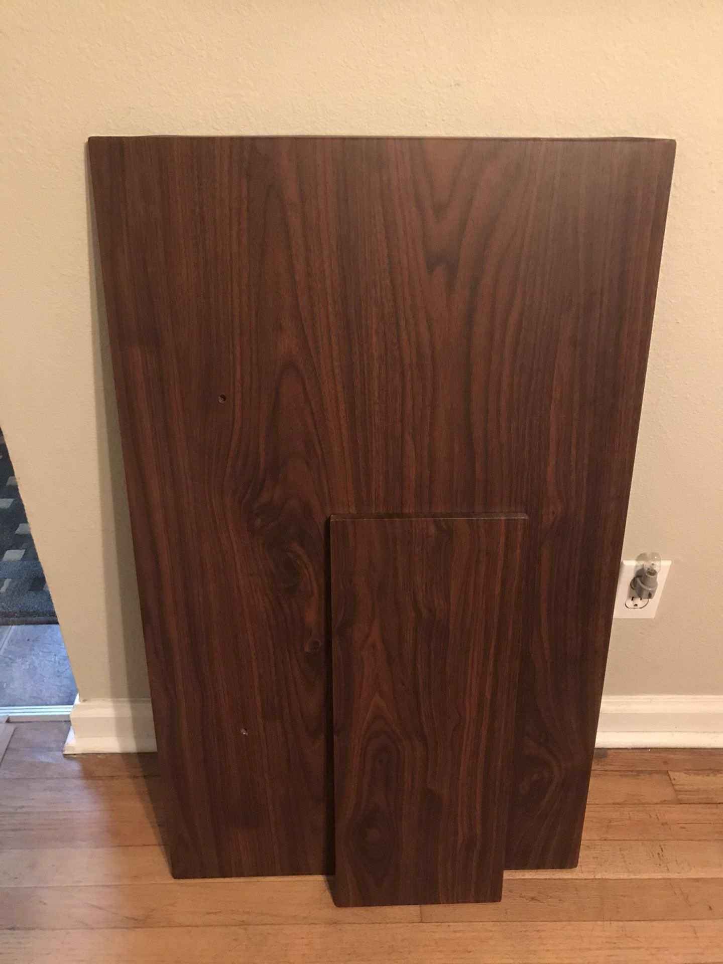 Table or desk top and shelf
