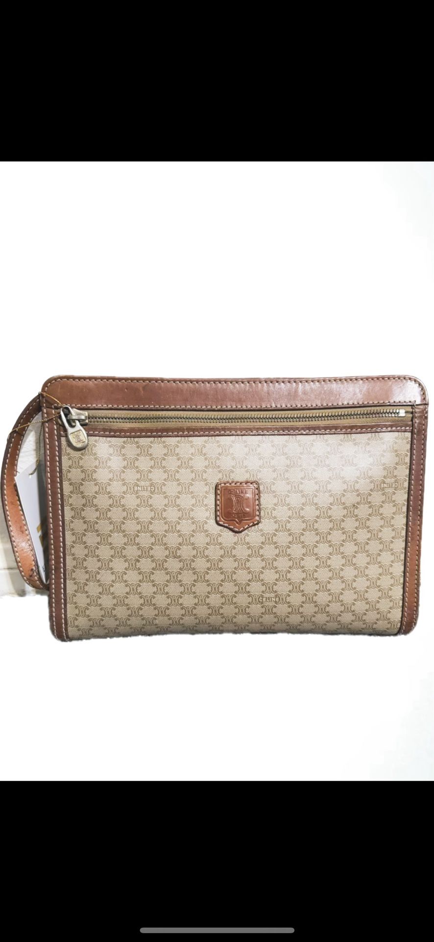 Authentic Vintage Celine Macadam Clutch