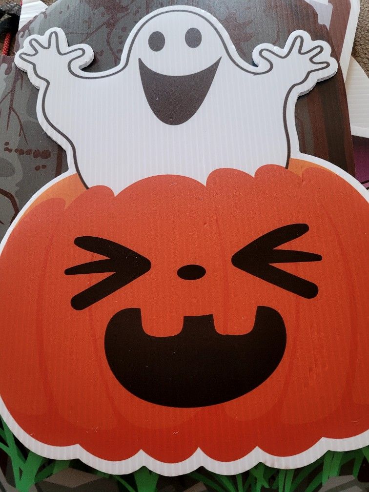 Halloween signs.
