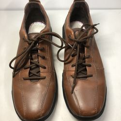 Timberland Brown Leather Casual Shoes Men Sz 8.5M US/42EU