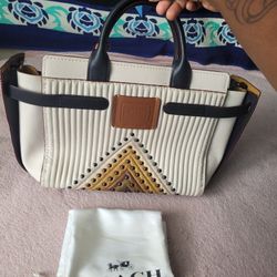 Lightly Used Multicolor Coach Bag (See Description)